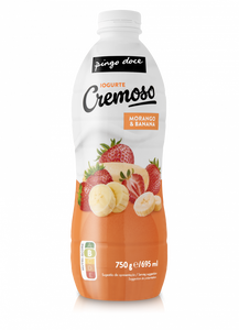 Iogurte Líquido Cremoso Morango e Banana