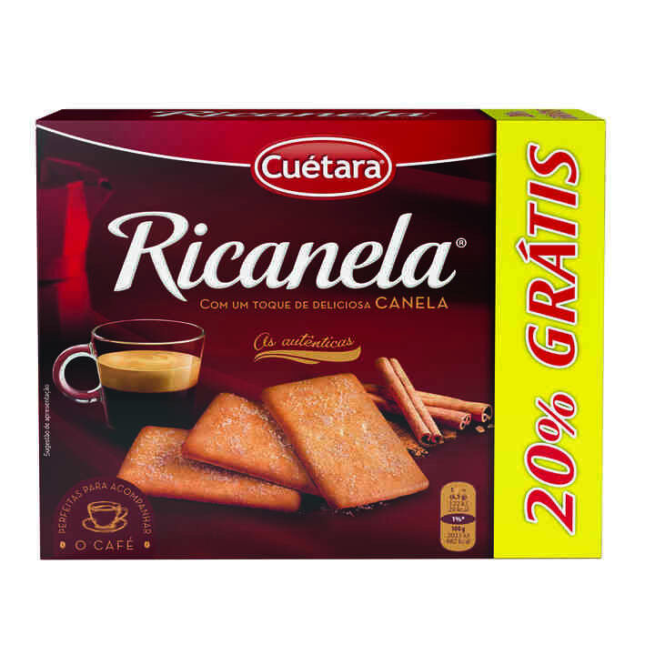 Bolachas Ricanela +20% Grátis