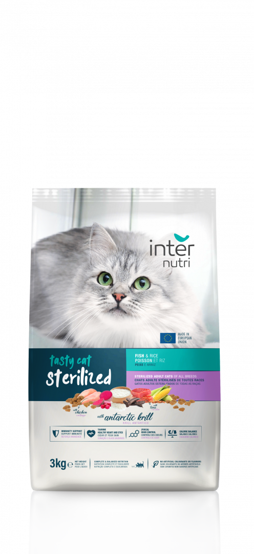 Comida Seca para Gato Adulto Esterilizado com Peixe