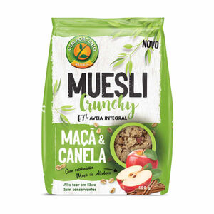 Muesli Crunchy com Maçã e Canela