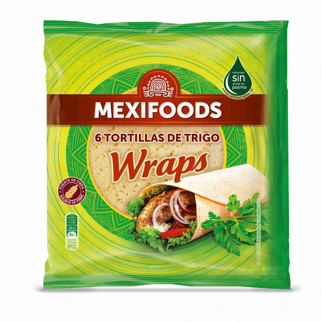 Tortilhas Wraps de Trigo