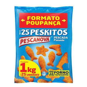 Peskitos de Pescada Sem Glúten Congelados