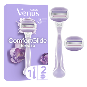 Máquina Depilatória Venus Comfortglide Breeze com 2 Recargas