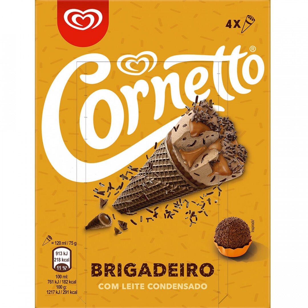 Gelado Cone Brigadeiro