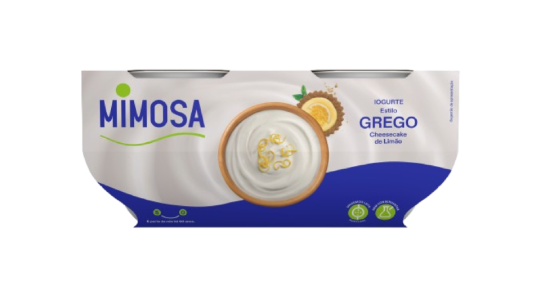 Mimosa Iogurte Grego Cheesecake de Limão, Pack 4, 440g