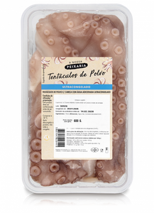 Tentáculos de Polvo com Cabeça Congelados