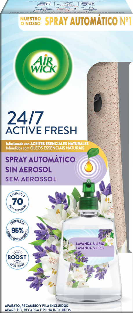 Ambientador Difusor Active Fresh Lavanda