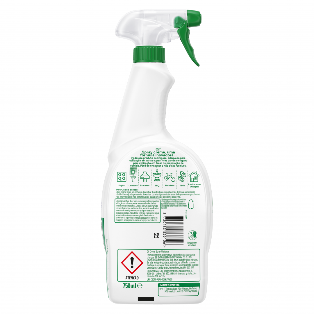 Spray Creme Branco Cleanboost