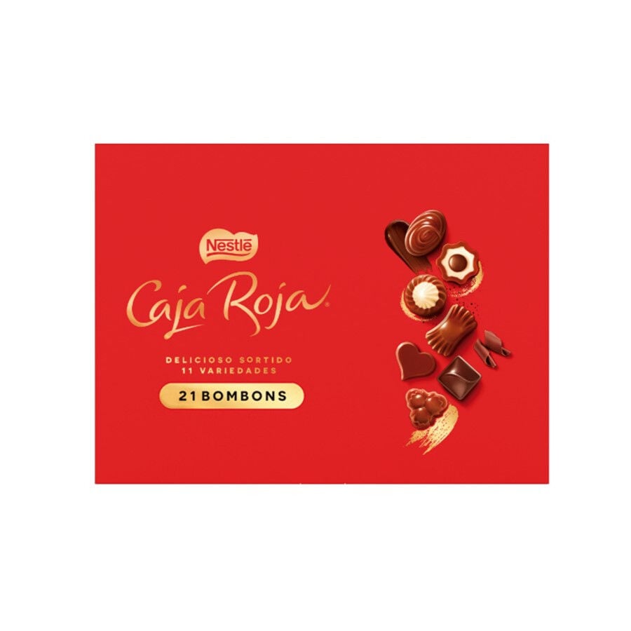 Bombons de Chocolate Caja Roja