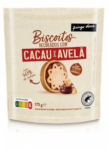 Bolachas Recheadas Cacau e Avelã