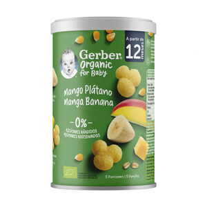 Snack Infantil Puffs com Manga e Banana