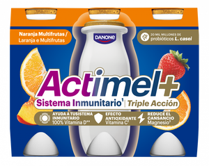 Iogurte Líquido Defesas Tripla Ação Laranja e Multifrutas Pack 6