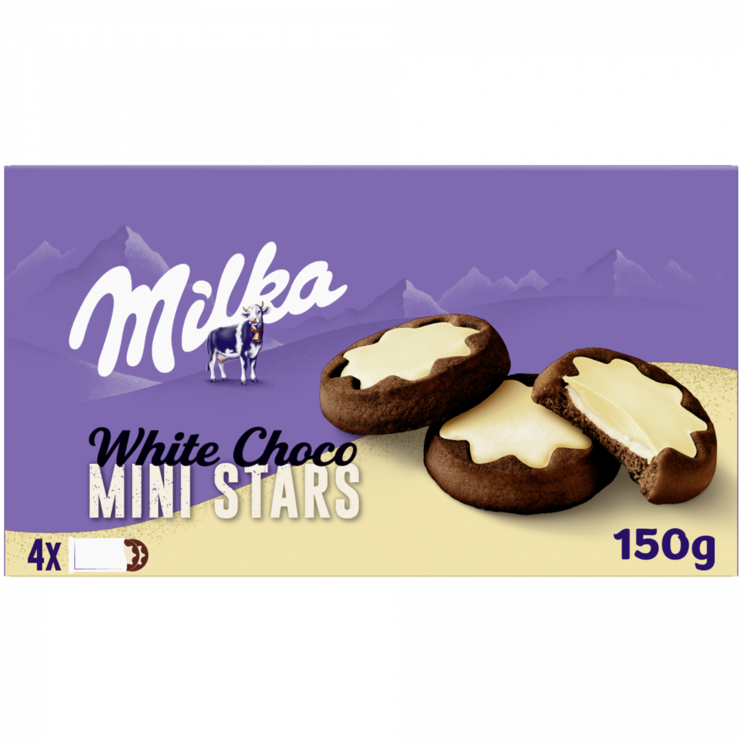 Bolachas White Choco Mini Stars