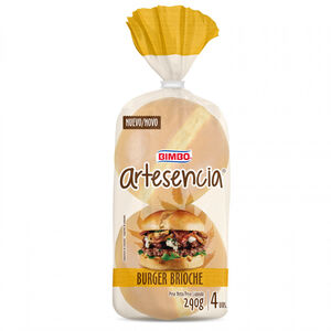 Pão de Hambúrguer Brioche Artesencia