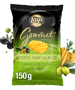 Batatas Fritas Gourmet Azeitona Corte Ondulado