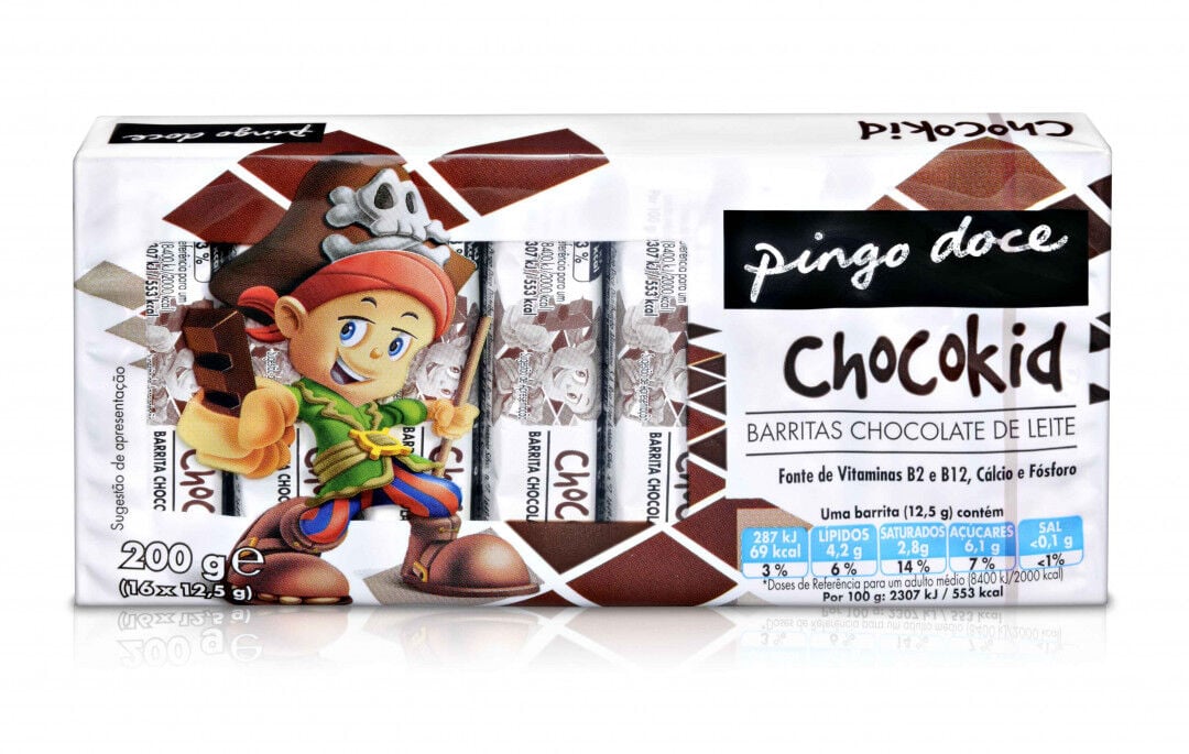 Barritas de Chocolate de Leite 200 g