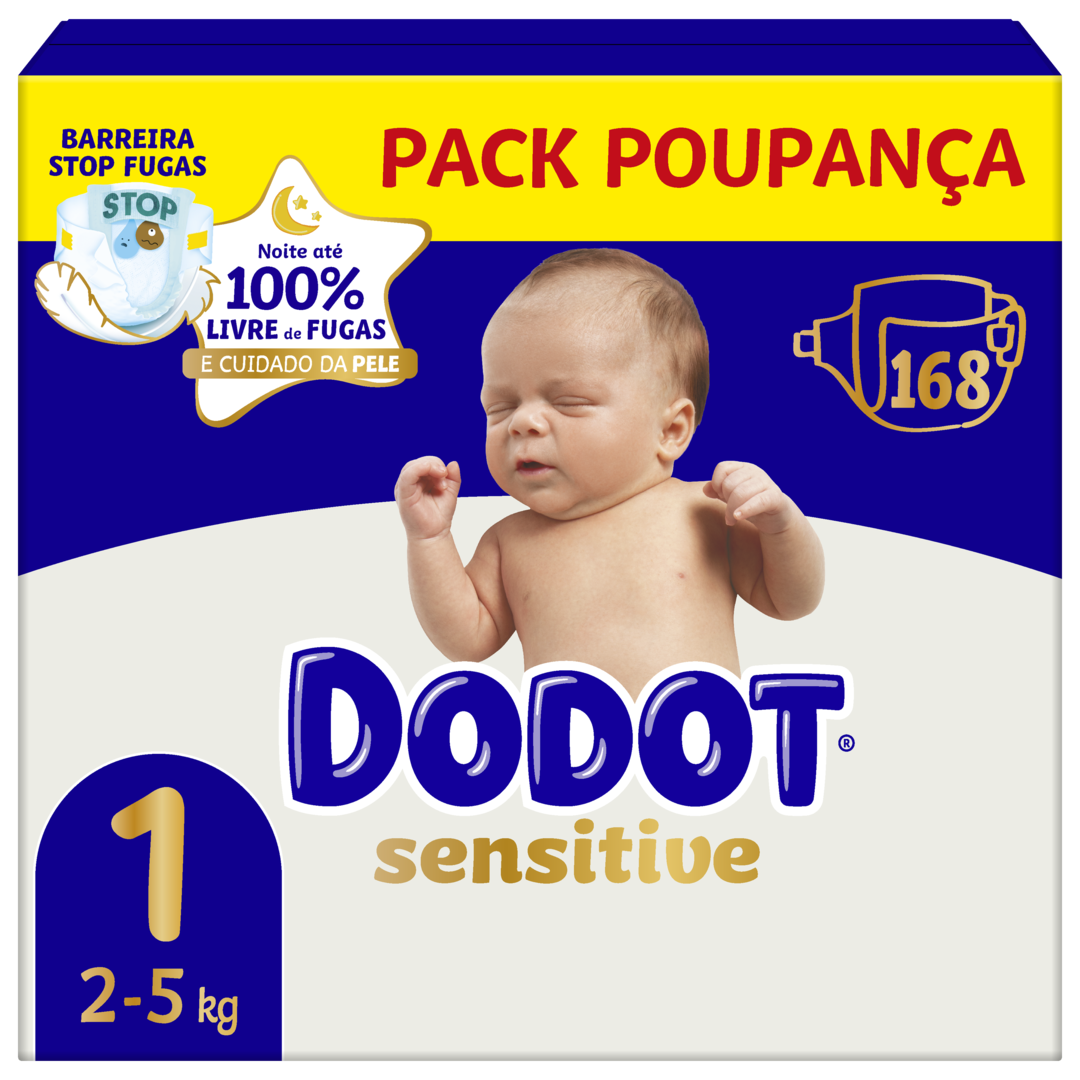 Fraldas Sensitive T1 2-5kg
