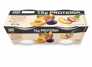 Iogurte Proteína Pêssego e Maracujá Pack 2