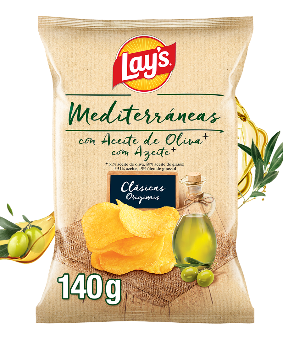 Batatas Fritas Lisas Mediterrâneas