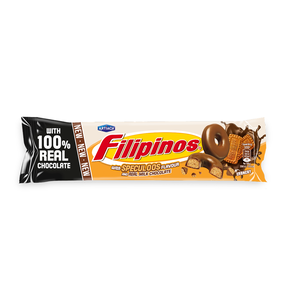 Bolachas Filipinos Chocolate de Leite e Recheio Speculoos