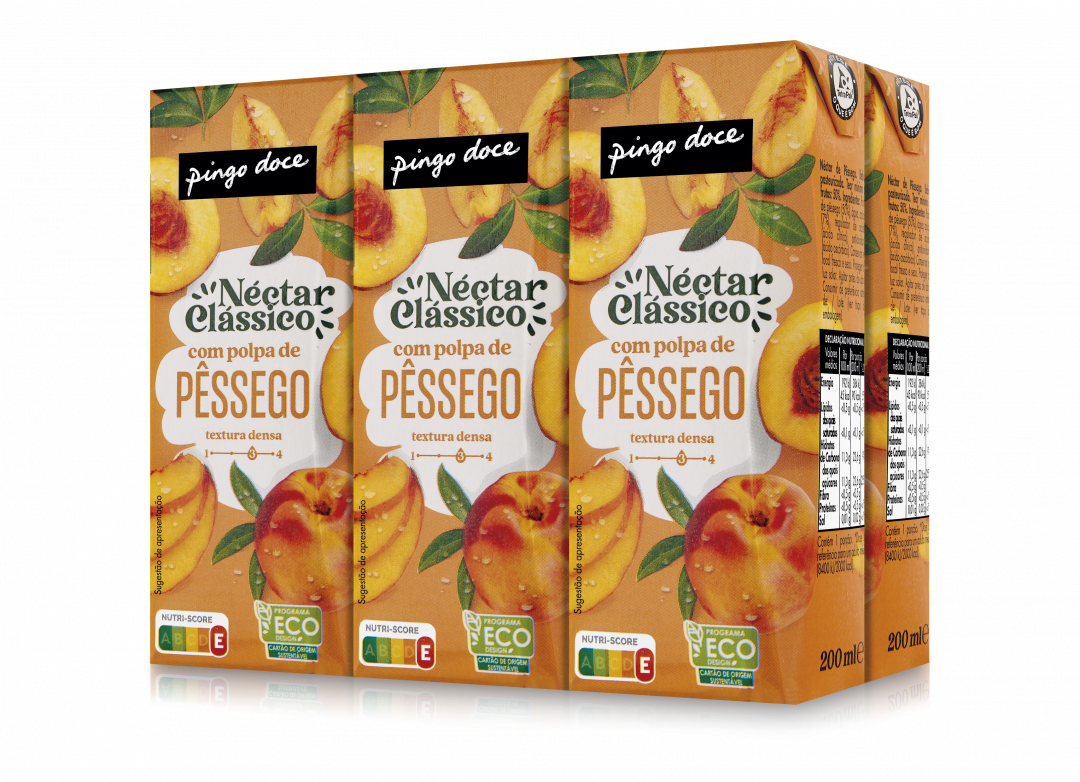 Pessego Néctar de Pêssego Pack 6 Pingo Doce | Pingo Doce