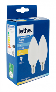 Lâmpada LED C37 6,5W E14 600ML