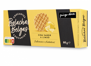 Bolachas Belgas com Sabor a Limão