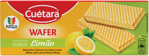 Bolachas Wafers com Recheio de Limão