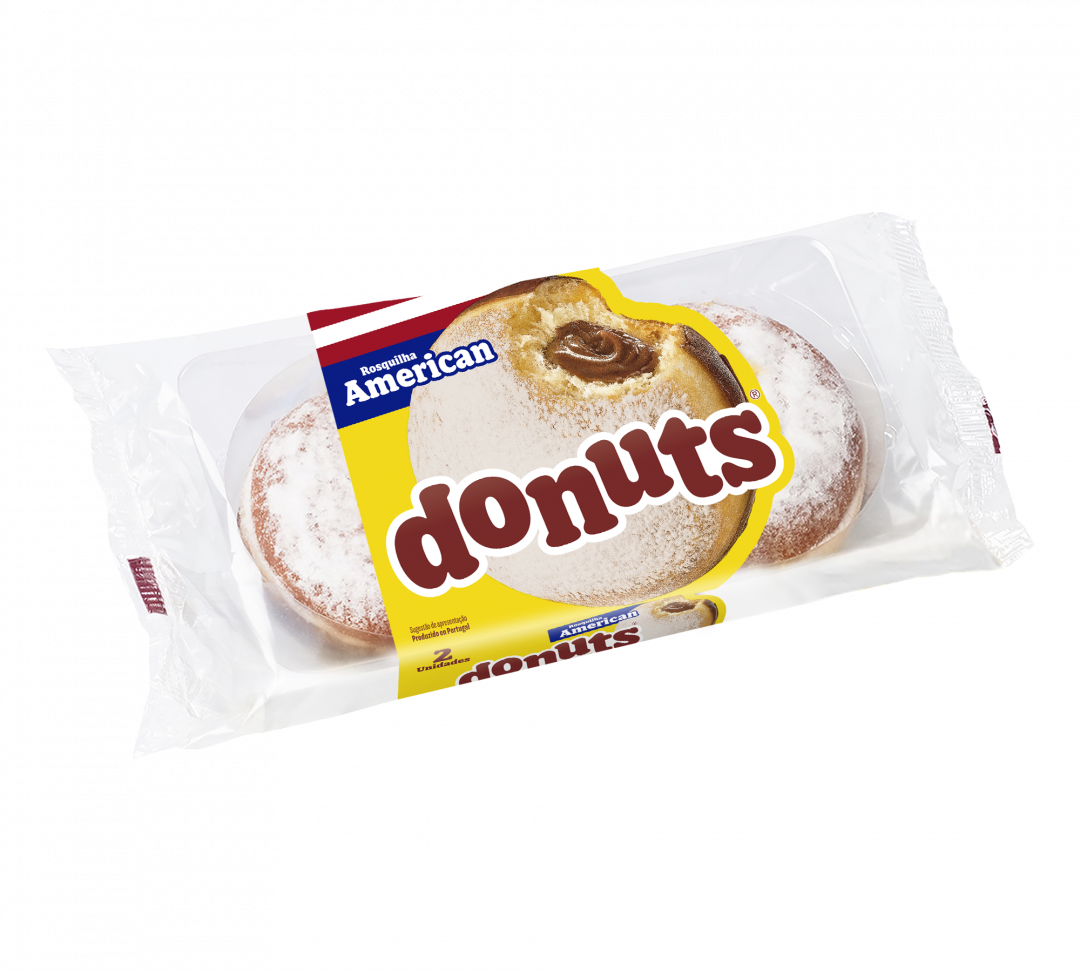Donuts com Recheio de Cacau Americano 2un
