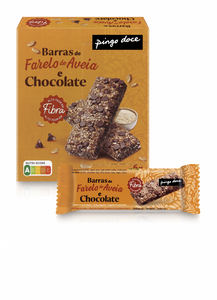 Barras de Farelo de Aveia e Chocolate Pack 6