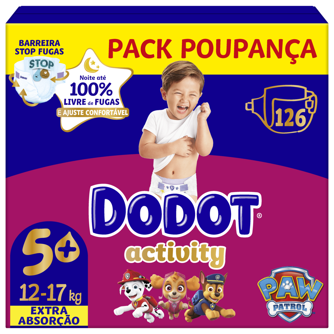 Fraldas Activity Extra T5+ 12-17kg