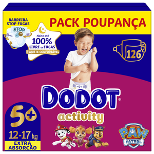 Fraldas Activity Extra T5+ 12-17kg