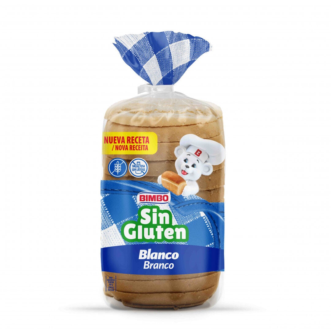 Pão de Forma Branco sem Glúten