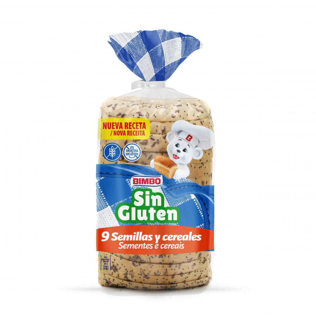 Pão de Forma Sementes e Cereais sem Glúten