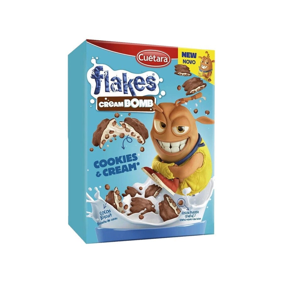 Bolachas Cuétara Flakes Cookies & Cream