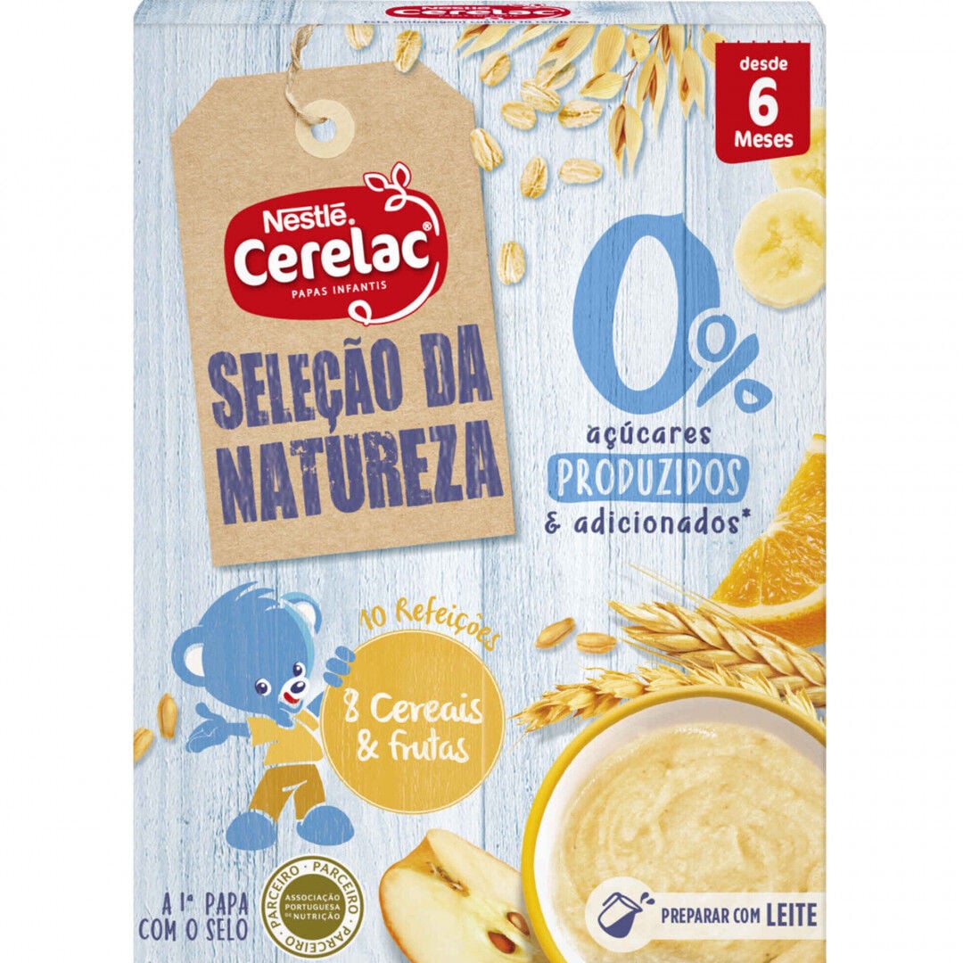 Papa Infantil Farinha Não Láctea Cereais E Frutas Cerelac 160 g