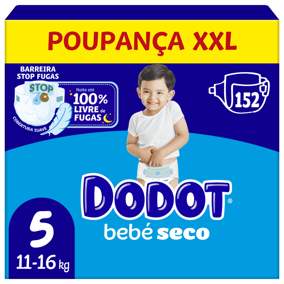 Fraldas Bebé Seco T5 11-16kg