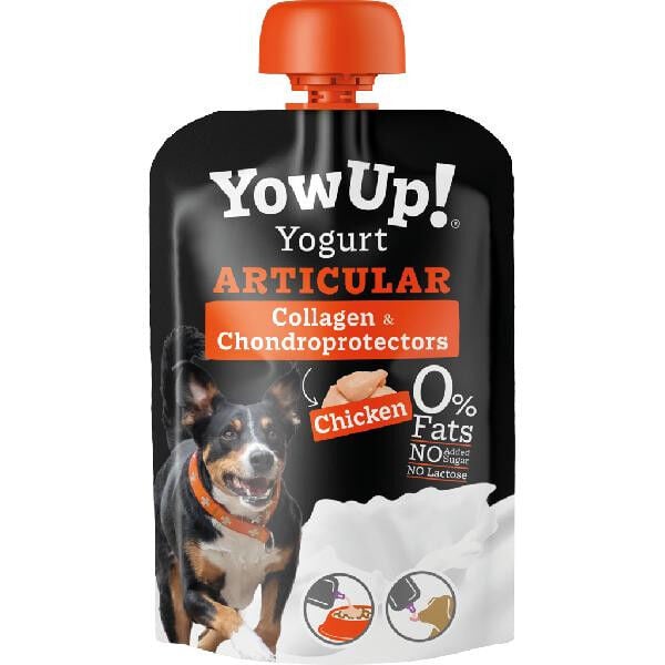 Comida Húmida Para Cão Iogurte Com Frango Para Articulações Yowup 115 g