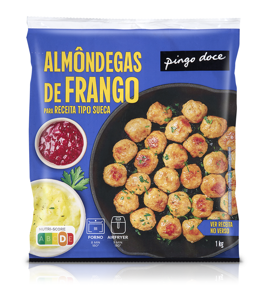Almôndegas de Frango Tipo Suecas Pingo Doce