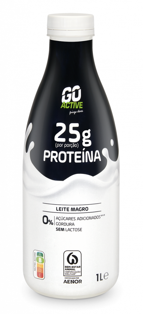 Leite Magro com Proteína Go Active