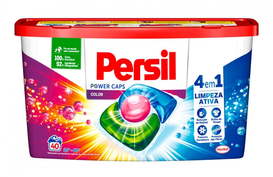 Detergente Máquina Roupa Cápsulas Cores Persil