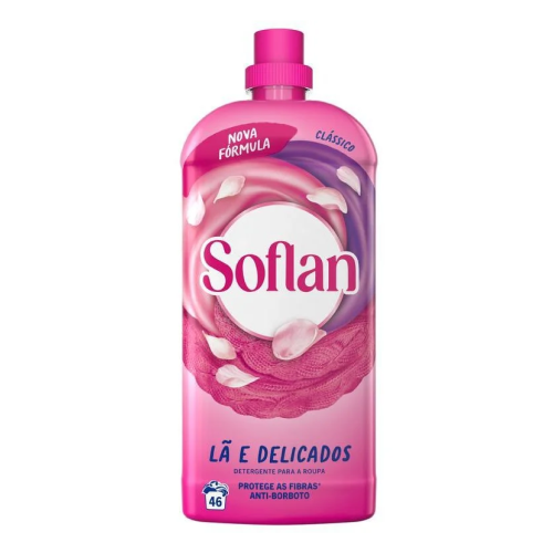 Detergente Máquina Roupa Lã e Delicados Soflan