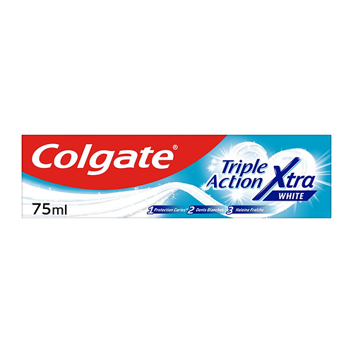 Pasta De Dentes Triple Action Extra White Colgate 75 ml