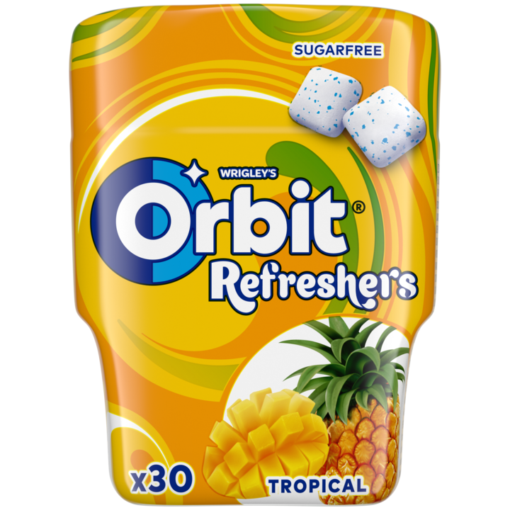 Pastilhas Elásticas Bottle Refresher Ananás Orbit 67 g