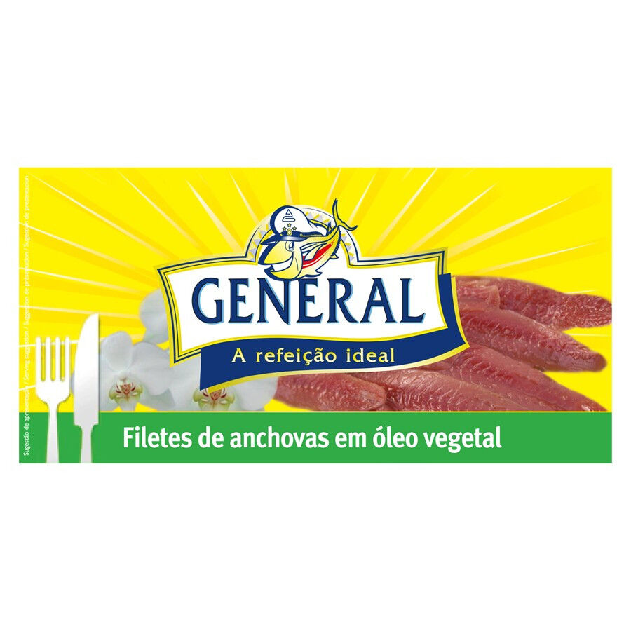 Filete De Achova Em Óleo General 40 g