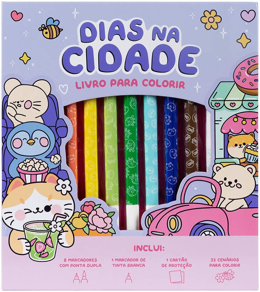 Livro de Colorir - Dias na CIdade