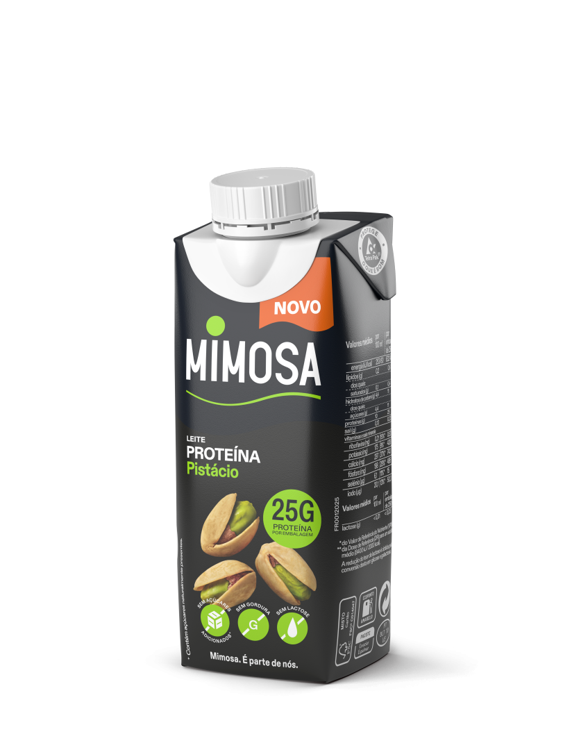 Leite Proteína Pistáchio sem Lactose Mimosa