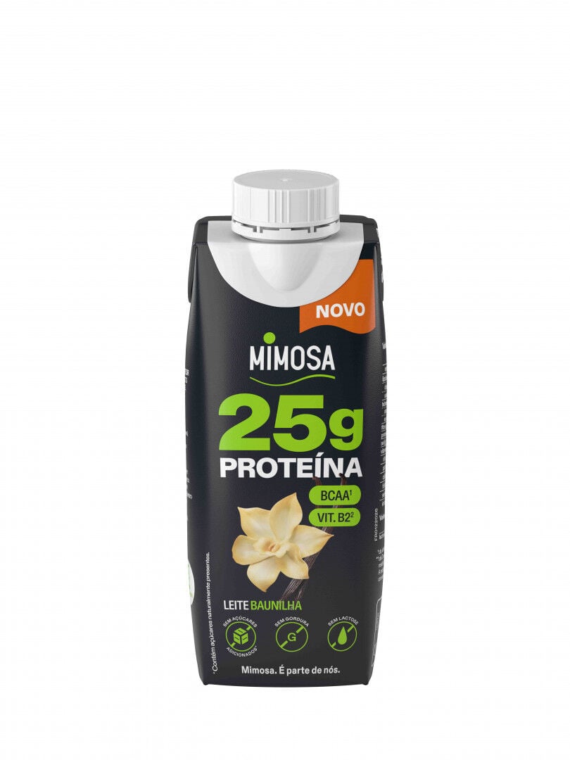 Leite Proteína Baunilha sem Lactose Mimosa