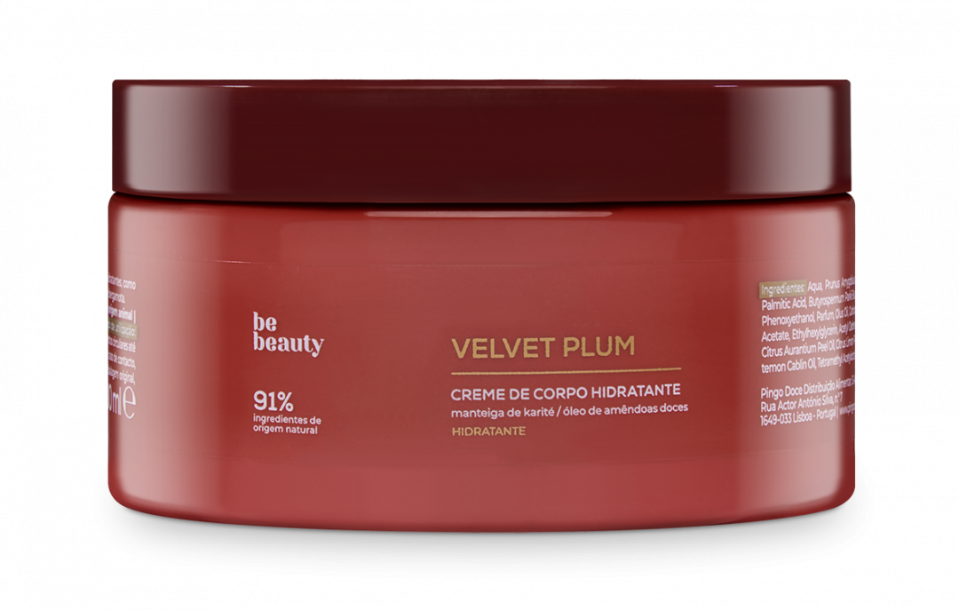 Creme De Corpo Hidratante Velvet Plum Be Beauty 300 ml