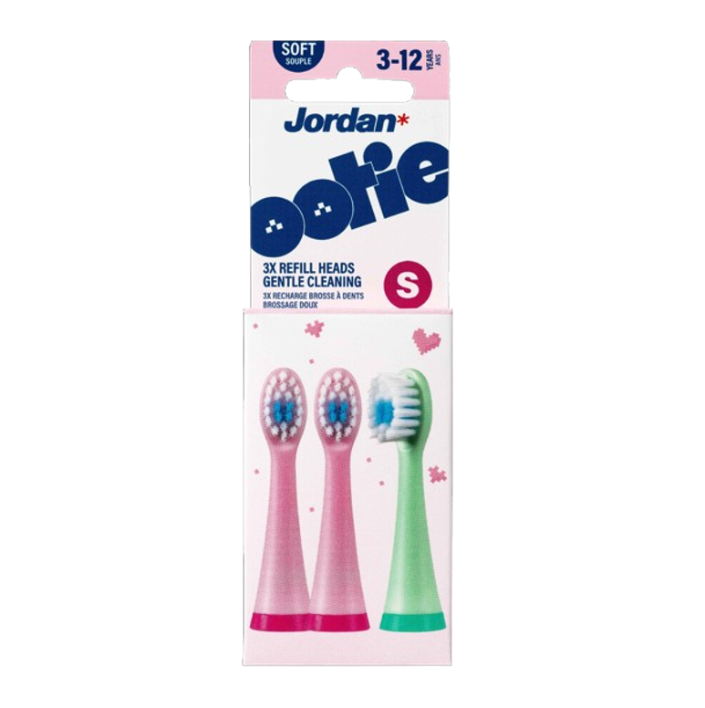 Recargas Escova De Dentes Infantil Ootie Rosa E Verde S Pack 3 Jordan 3 un